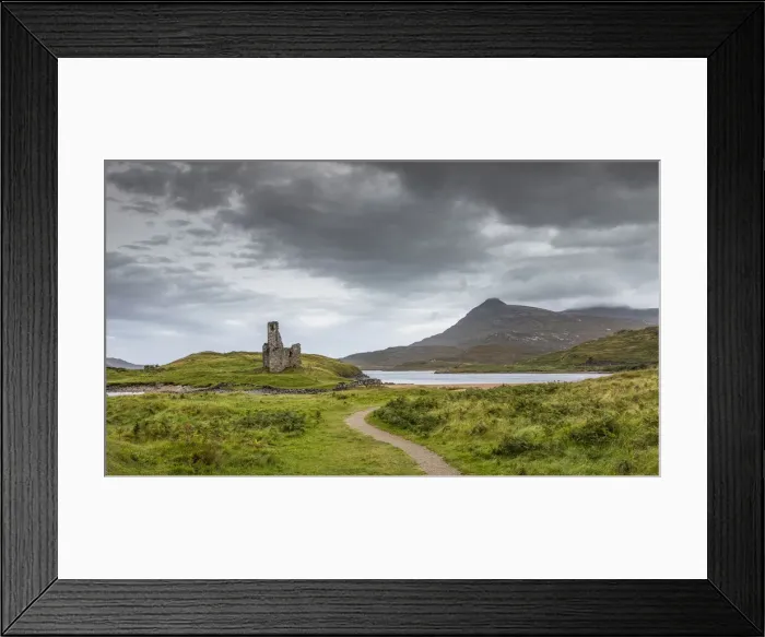 Framed Print : Ardvreck Castle, Loch Assynt, Sutherland, Scotland, United Kingdom Framed Print : Ardvreck Castle, Loch Assynt, Sutherland, Scotland, United Kingdom