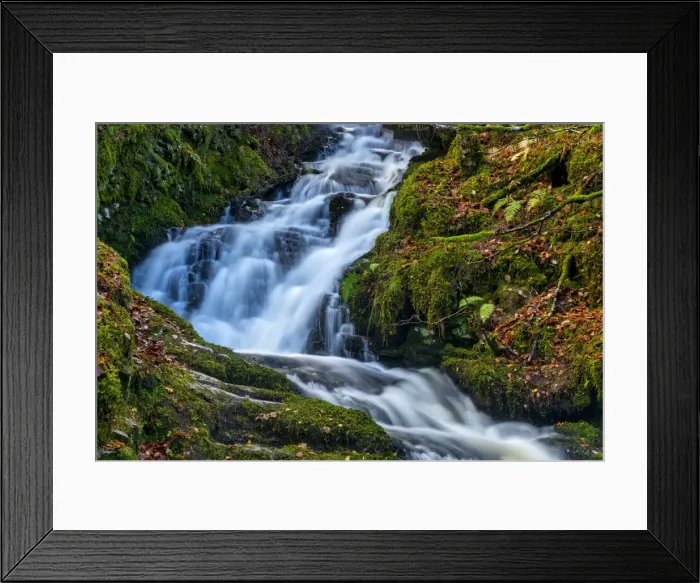 Framed Print : Cascading Waterfall in Autumn, Birks of Aberfeldy, Perth & Kinross, Scotland Framed Print : Cascading Waterfall in Autumn, Birks of Aberfeldy, Perth & Kinross, Scotland