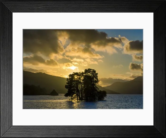 Framed Print : Sunset over Loch Tay, Perth & Kinross, Scotland Framed Print : Sunset over Loch Tay, Perth & Kinross, Scotland