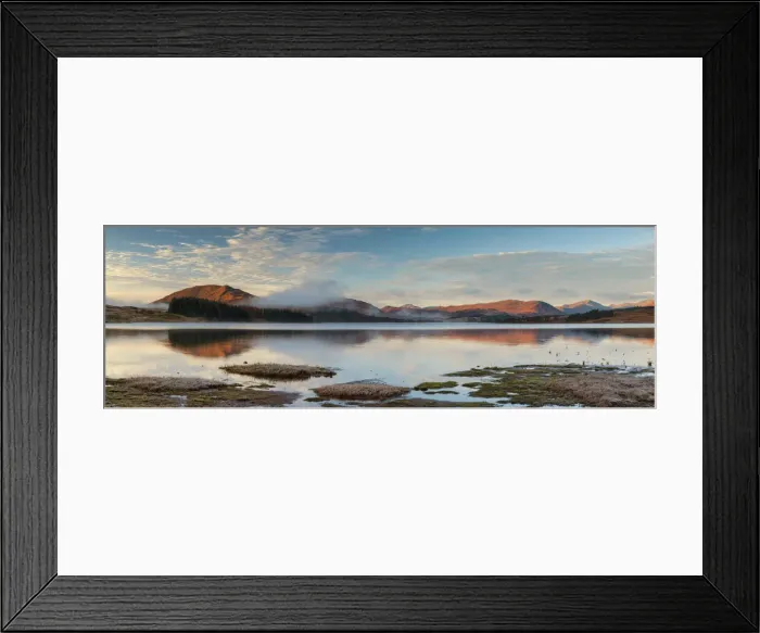 Framed Print : Autumn Mist over Loch Tulla, Argyll & Bute, Scotland Framed Print : Autumn Mist over Loch Tulla, Argyll & Bute, Scotland