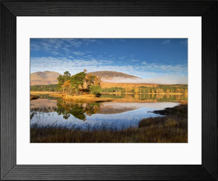 Framed Print : Loch Tulla in Autumn, Argyll & Bute, Scotland Framed Print : Loch Tulla in Autumn, Argyll & Bute, Scotland