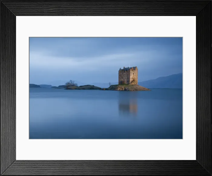 Framed Print : Castle Stalker ontidal Islet on Loch Laich, an inlet off Loch Linnhe, Argyll, Scotland Framed Print : Castle Stalker ontidal Islet on Loch Laich, an inlet off Loch Linnhe, Argyll, Scotland