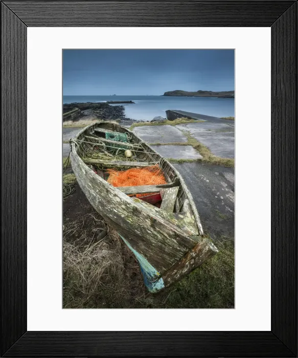 Framed Print : Old fishing boat, Isle of Skye, Scotland, UK Framed Print : Old fishing boat, Isle of Skye, Scotland, UK