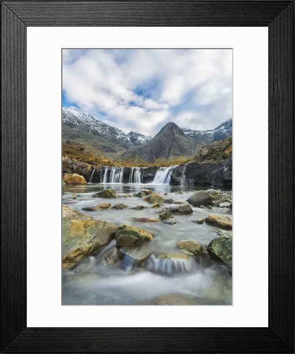 Framed Print : Fairy Pools with Cuillin range in background, Glen Brittle, Isle of Skye, Inner Hebrides Framed Print : Fairy Pools with Cuillin range in background, Glen Brittle, Isle of Skye, Inner Hebrides