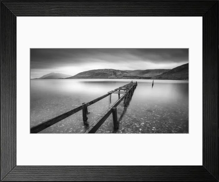 Framed Print : Jetty looking out to Loch Linnhe, Fort William, Scotland Framed Print : Jetty looking out to Loch Linnhe, Fort William, Scotland