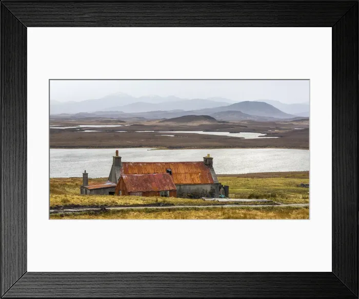 Framed Print : Abandoned Croft on the Isle of Harris, Outer Hebrides, Scotland Framed Print : Abandoned Croft on the Isle of Harris, Outer Hebrides, Scotland