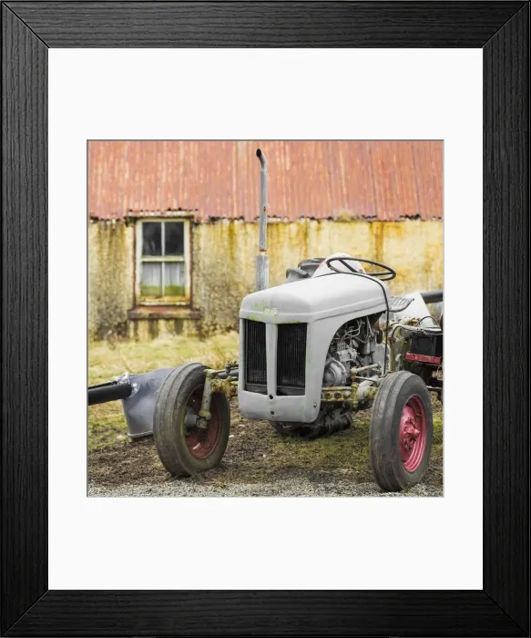 Framed Print : Derelict tractor on Isle of Harris, Outer Hebrides, Scotland Framed Print : Derelict tractor on Isle of Harris, Outer Hebrides, Scotland