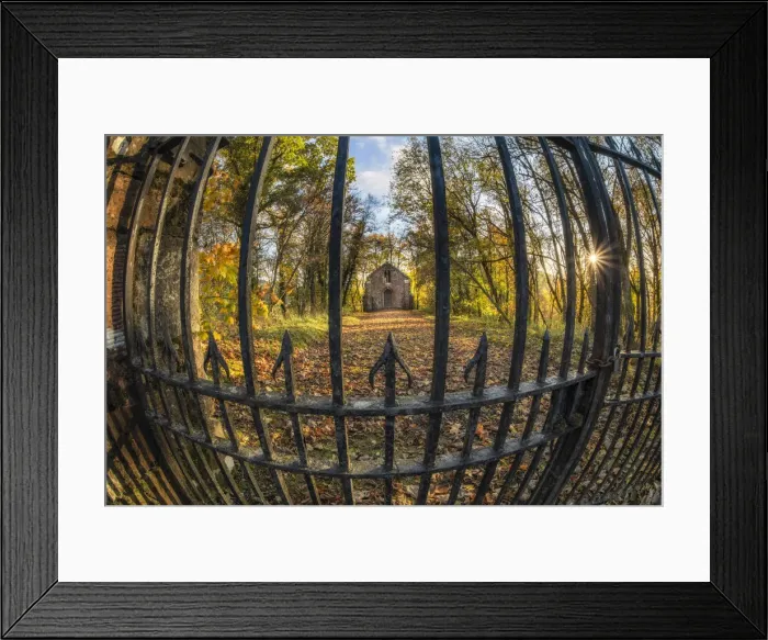 Framed Print : Chapel in autumn, Perthshire, Scotland