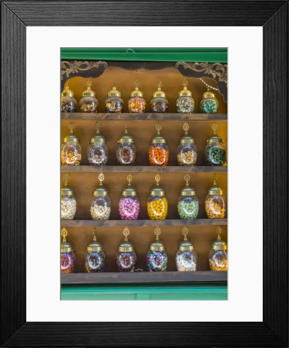 Framed Print : Traditional sweet shop, Balat district, Istanbul, Turkey Framed Print : Traditional sweet shop, Balat district, Istanbul, Turkey