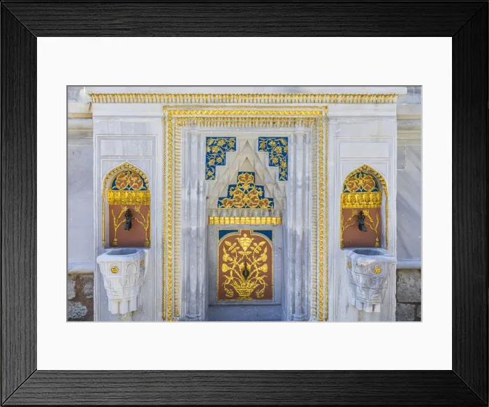 Framed Print : The Harem, Topkapi Palace, Istanbul, Turkeydecorated