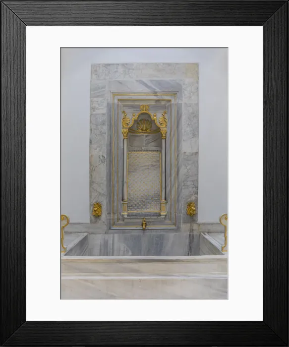 Framed Print : Hammam in the The Harem, Topkapi Palace, Istanbul, Turkey