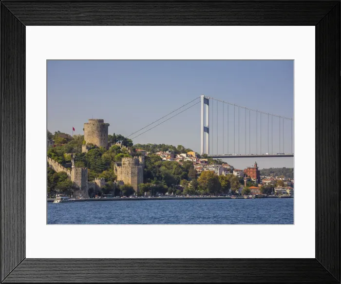 Framed Print : Rumeli Hisaran fort, Bosphorus, Istanbul, Turkey