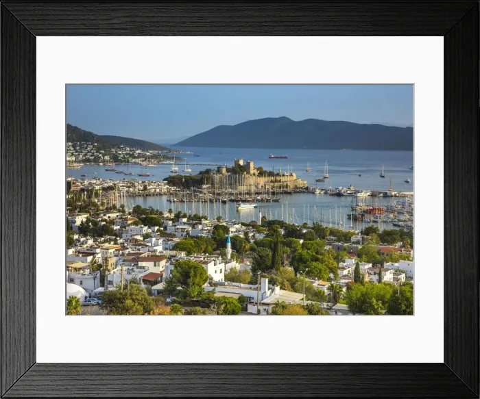 Framed Print : Bodrum castle and harbour, Bodrum, Mugla, Aegean Coast, Turkey Framed Print : Bodrum castle and harbour, Bodrum, Mugla, Aegean Coast, Turkey