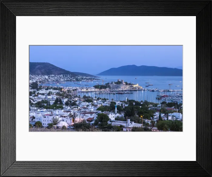 Framed Print : Bodrum castle and harbour, Bodrum, Mugla, Aegean Coast, Turkey Framed Print : Bodrum castle and harbour, Bodrum, Mugla, Aegean Coast, Turkey