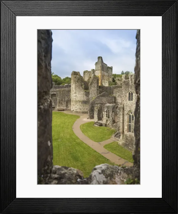 Framed Print : UK, Wales, Monmouthshire, Chepstow, Chepstow castle Framed Print : UK, Wales, Monmouthshire, Chepstow, Chepstow castle