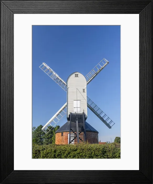 Framed Print : UK, England, Essex, Mountnessing, Mountnessing Windmill Framed Print : UK, England, Essex, Mountnessing, Mountnessing Windmill