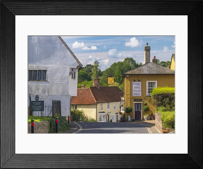 Framed Print : UK, England, Essex, Finchingfield Framed Print : UK, England, Essex, Finchingfield