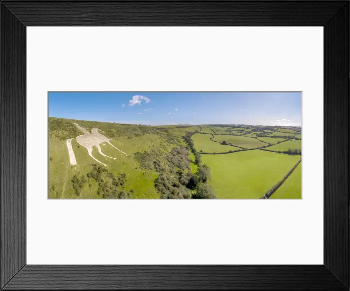 Framed Print : UK, England, Dorset, Weymouth, Osmington, Osmington White Horse depiction of King George Framed Print : UK, England, Dorset, Weymouth, Osmington, Osmington White Horse depiction of King George