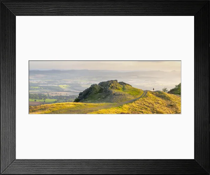 Framed Print : UK, England, Shropshire, Telford, The Wrekin, public footpath Framed Print : UK, England, Shropshire, Telford, The Wrekin, public footpath