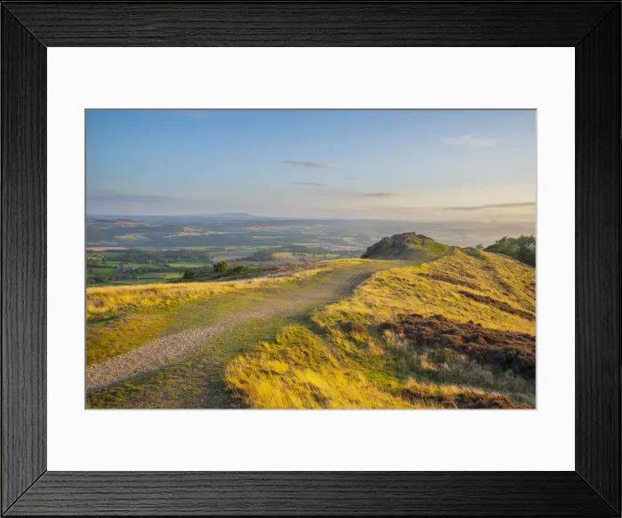 Framed Print : UK, England, Shropshire, Telford, The Wrekin, public footpath Framed Print : UK, England, Shropshire, Telford, The Wrekin, public footpath