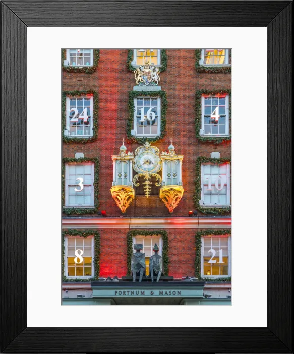 Framed Print : Fortnum & Mason store, Piccadilly, London, England, UK Framed Print : Fortnum & Mason store, Piccadilly, London, England, UK