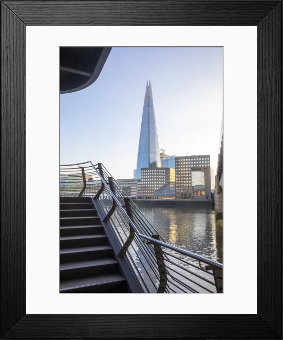 Framed Print : The Shard, River Thames, London, England, UK Framed Print : The Shard, River Thames, London, England, UK