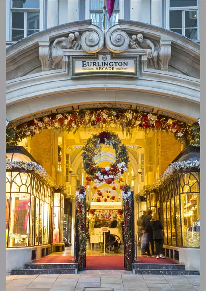 Burlington Arcade, Piccadilly, Mayfair, London, England, UK