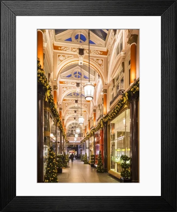 Framed Print : Royal Arcade, Old Bond Street, Mayfair, London, England, UK
