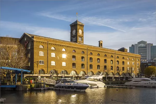 St. Katherines Docks, London, England, UK