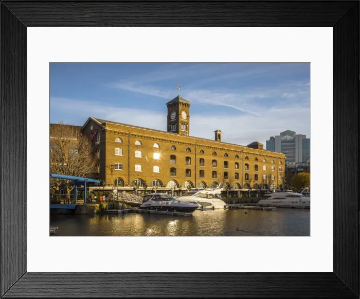 Framed Print : St. Katherines Docks, London, England, UK Framed Print : St. Katherines Docks, London, England, UK