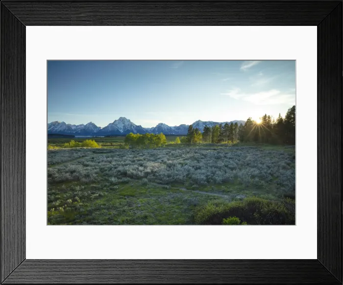 Framed Print : Teton range, Grand Teton National Park, Wyoming, USA Framed Print : Teton range, Grand Teton National Park, Wyoming, USA