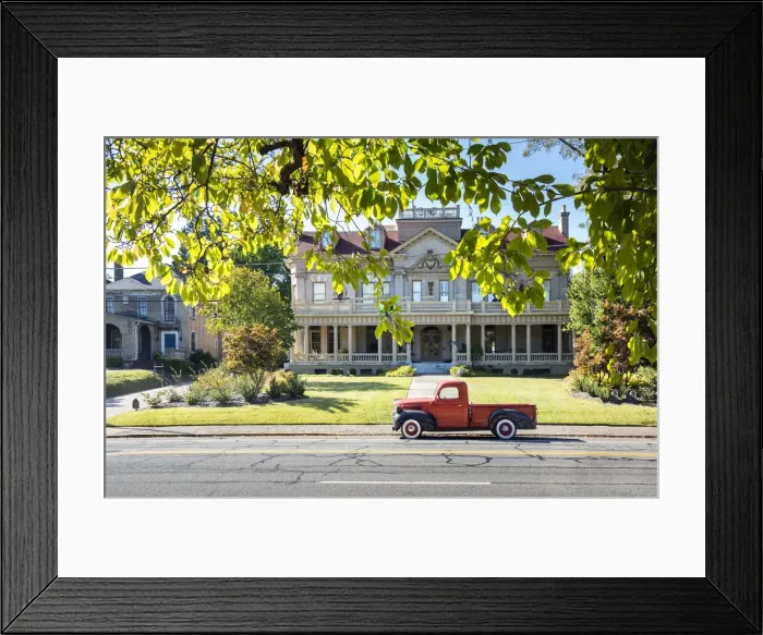 Framed Print : USA, Georgia, Macon, College Street, Historic District, 1950 Dodge Pickup Truck Framed Print : USA, Georgia, Macon, College Street, Historic District, 1950 Dodge Pickup Truck