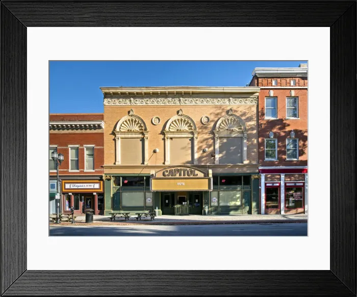 Framed Print : USA, Georgia, Macon, Capitol Theater, Downtown, Victorian Styled Buildings Framed Print : USA, Georgia, Macon, Capitol Theater, Downtown, Victorian Styled Buildings