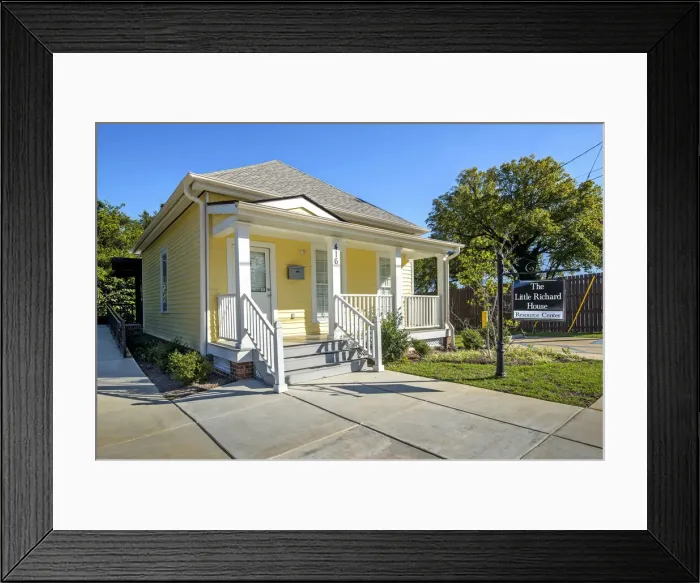 Framed Print : USA, Georgia, Macon, Little Richards Boyhood Home, Richard Penniman