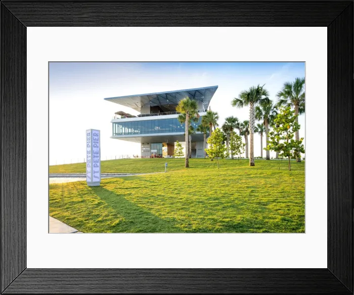 Framed Print : USA, Florida, Saint Petersburg, New Pier District, Pier Head Building Framed Print : USA, Florida, Saint Petersburg, New Pier District, Pier Head Building