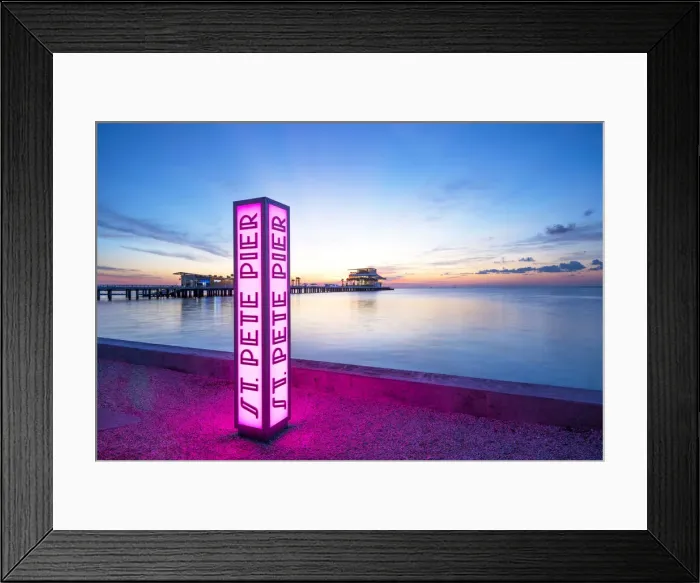 Framed Print : USA, Florida, Saint Petersburg, New Pier District, Pier Head Building Framed Print : USA, Florida, Saint Petersburg, New Pier District, Pier Head Building
