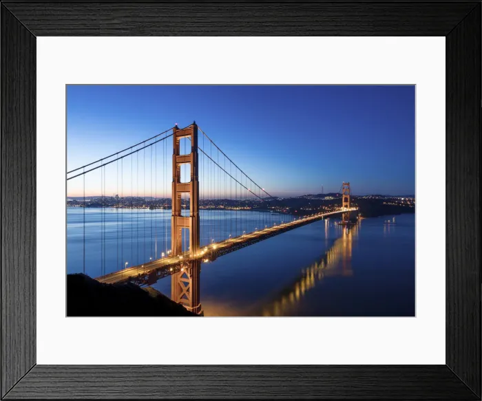 Framed Print : Golden Gate Bridge, San Francisco, California, USA Framed Print : Golden Gate Bridge, San Francisco, California, USA