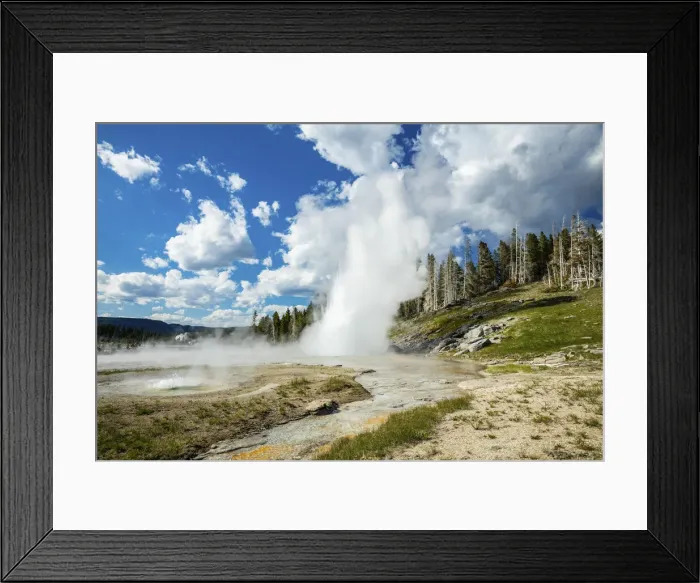 Framed Print : Grand Geyser, Upper Geyser Basin, Yellowstone National Park, Wyoming, USA Framed Print : Grand Geyser, Upper Geyser Basin, Yellowstone National Park, Wyoming, USA