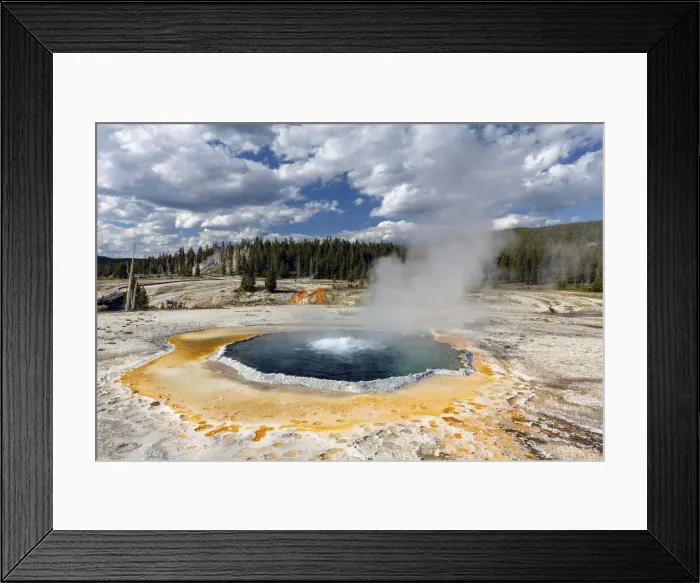 Framed Print : Crested Pool, Upper Geyser Basin, Yellowstone National Park, Wyoming, USA Framed Print : Crested Pool, Upper Geyser Basin, Yellowstone National Park, Wyoming, USA