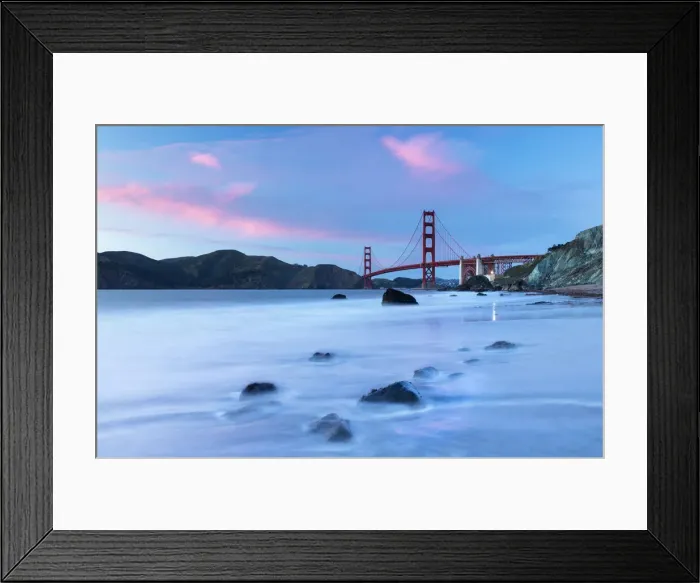 Framed Print : Golden Gate Bridge, San Francisco, California, USA
