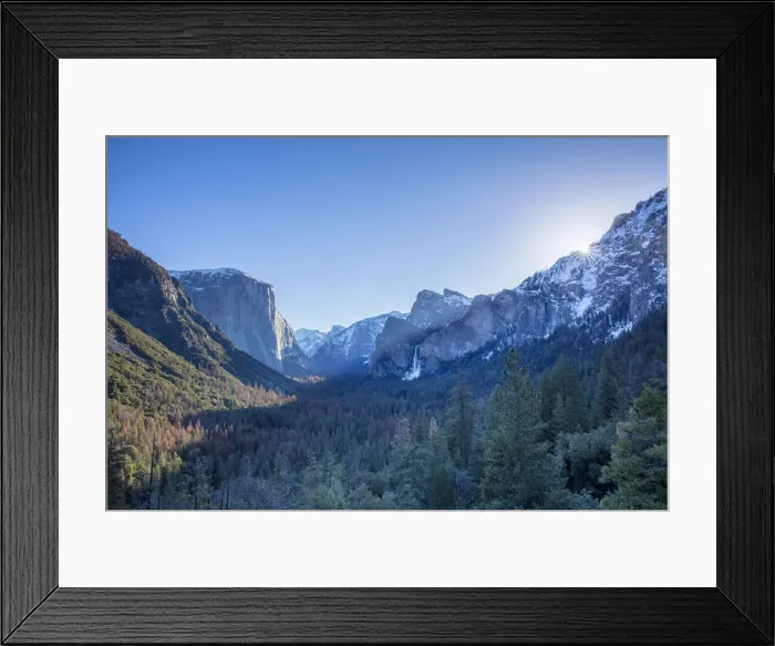 Framed Print : Tunnel View, Yosemite, California, USA Framed Print : Tunnel View, Yosemite, California, USA