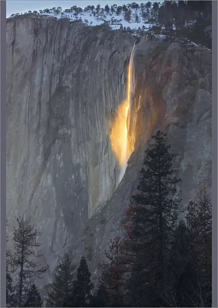 Firefalls, California, Yosemite, USA