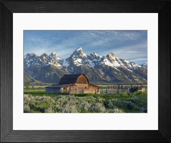 Framed Print : Mormon Row, Grand Teton National Park, Wyoming, USA Framed Print : Mormon Row, Grand Teton National Park, Wyoming, USA