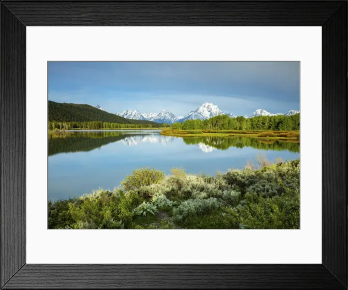 Framed Print : Oxbow bend, Grand Teton National Park, Wyoming, USA