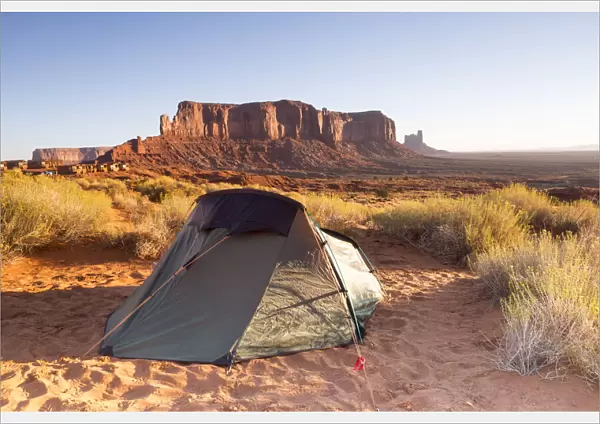 Camping at Monument Valley, Arizona, USA
