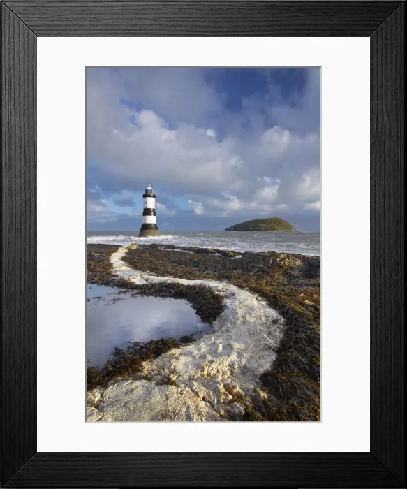 Framed Print : Penmon Lighthouse and Puffin IslandAnglesey, Gwynedd Framed Print : Penmon Lighthouse and Puffin IslandAnglesey, Gwynedd