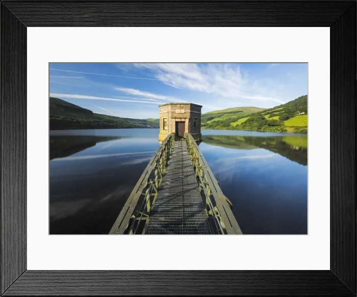 Framed Print : Talybont Reservoir, Brecon Beacons, Wales