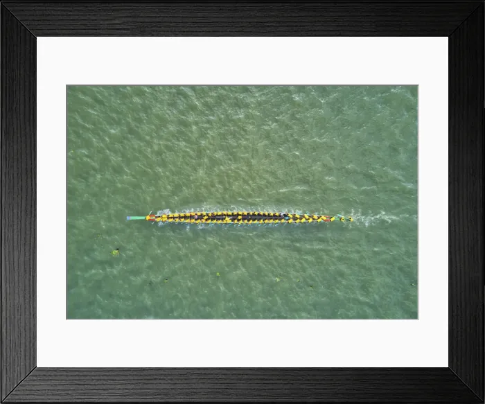 Framed Print : Traditional dragon boat race in the river, Daudkandi, Comilla, Bangladesh