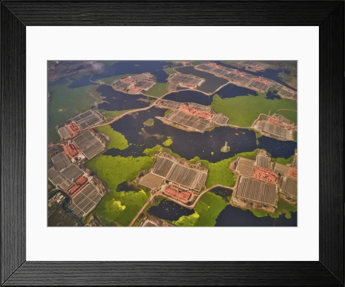 Framed Print : Brick kilns are one of the main cause of climate change, Dhaka, Bangladesh Framed Print : Brick kilns are one of the main cause of climate change, Dhaka, Bangladesh