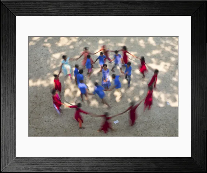 Framed Print : Students are enjoying childhood in their leisure time, Manikganj, Bangladesh Framed Print : Students are enjoying childhood in their leisure time, Manikganj, Bangladesh